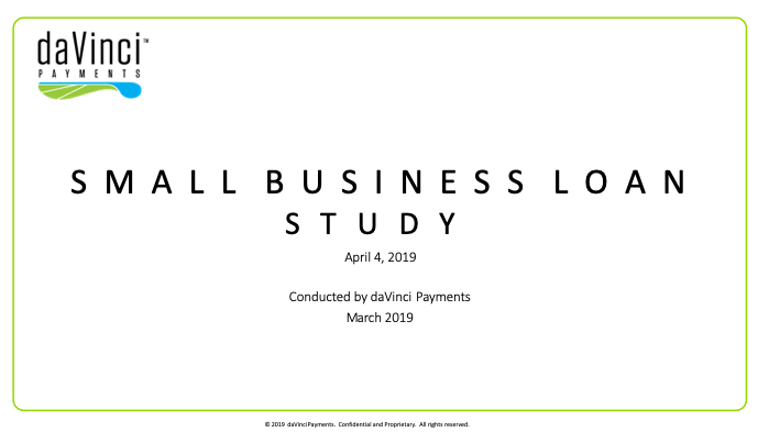 daVinci Payments Small Business Lending Study Free Download