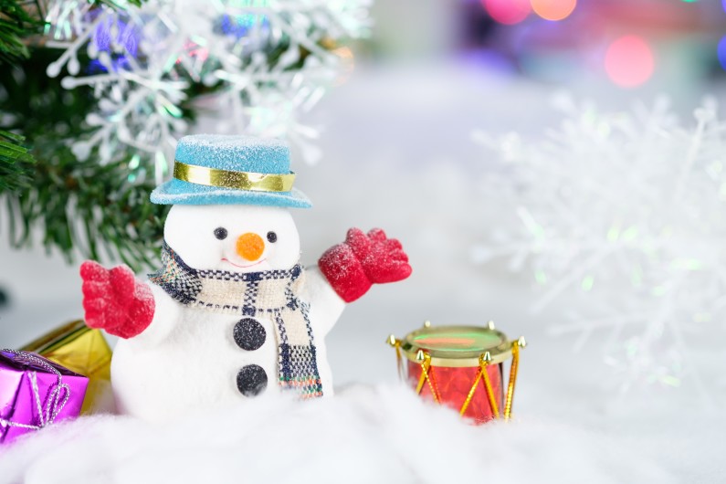 snowman and drum decor 1028724